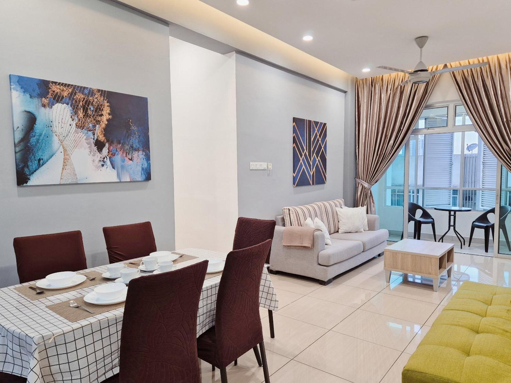 Pangsapuri Walking Distance To Mount Austin - 6 Pax Newly Renovated Johor Bahru